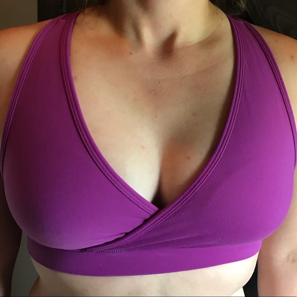 Lululemon Deep V Sports Purple